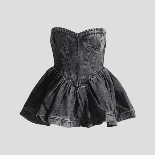 Denim Luxe Corset