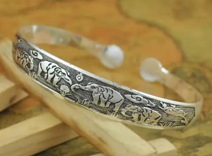 Tibetan Miao Silver Bracelet