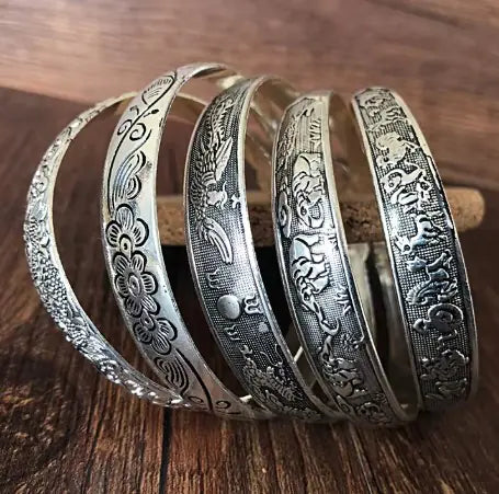 Tibetan Miao Silver Bracelet